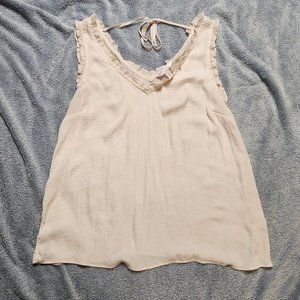 lauren conrad size xl coquette vneck tank
